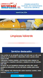 Mobile Screenshot of limpiezasvalverde.net
